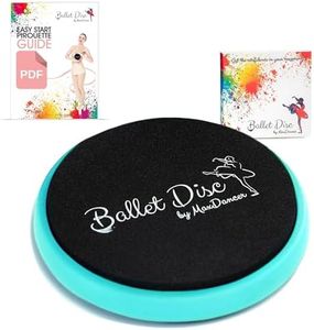 Ballet Turning Disc for Dancers, Gymnastics and Ice Skaters. Portable Turn Board for Dancing on Releve. Make Your Turns, Pirouette and Balance Better (Sky blue without a carrying bag)