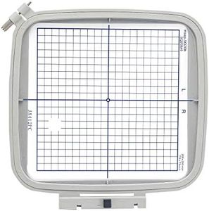 Sew Tech SQ20B Embroidery Hoop for Janome MC 500E 400E 550E Memory Craft Elna Expressive 830 830L etc., Rectangle Small Sewing and Embroidery Machine Hoops