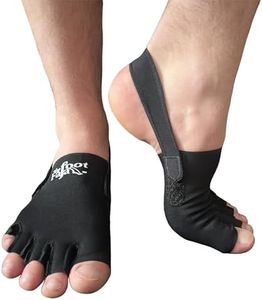 Foot Faja Compression Sock - Jaws Podiatry Medical Ankle Support for Surgery Recovery, Injury Recovery, Pain Relief and Sports Protection - Black (Large) - For Toe Or Foot Fatigue Or Post-Operative Swelling