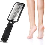 MAYCREATE® Leg, Heel & Foot Scrubber for Dead Skin Stainless Steel Foot Exfoliating Scrubber Cleaner File, Callus Remover For Cracked Heels, Pedicure Kit Foot File Very Sharp & Big (11 * 3 inch)