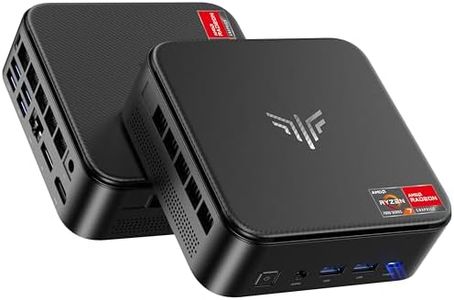 NiPoGi E3B Mini PC AMD Ryzen 7 7730U (jusqu'à 4.5GHz,8C/16T) Micro Ordinateurs de Bureau 16GB RAM 512GB SSD, WiFi 6, BT5.2, Triple Display 4K@60Hz pour Office Home