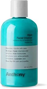 Anthony Algae Facial Cleanser, 8 Fl Oz - Contains Algae, Aloe Vera, Azulene, Lavender & Rose Hip Oil for Cleansing, Refreshing, Moisturizing, Hydrating, Calming & Soothing Skin