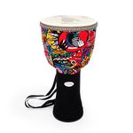 Percussion Plus Slap Djembe - Carnival, pre-tuned 12" head