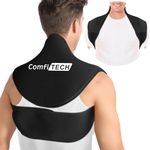 ComfiTECH Large Neck Ice Pack Wrap Gel for Neck and Shoulders Reusable, Cervical Ice Pack for Upper Back Pain Relief, Bruises, Inflammation, Office Neck, Surgery, Sports Injuries