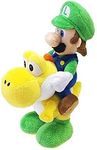 Super Mario Bros Plush Luigi Riding Yoshi 8"