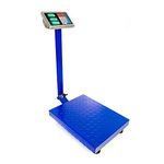 Heavy Duty Scales, Electronic Postal Scales Digital Parcel Scales 300KG/661lb, Stainless Steel LCD Display Floor Platform Scale Industrial Postage Scales for Commercial Parcel Weighing Scales