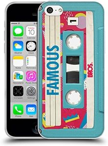 Official BROS When Will I Be Famous Vintage Cassette Tapes Soft Gel Case Compatible for Apple iPhone 5c