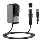 FNKTQL 12V Charger for Braun Shaver 9 8 7 6 5 3 1 XT5 Series, Power Cord for Braun S3 S6 S7 S8 S5 S9 S1 Electric Razor 3040s 340s 9385cc 370 720 760cc 790cc 720s-4 7865cc 9090cc 9330s 5018s (5Ft)