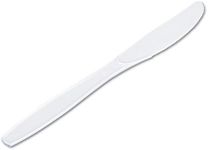 Dixie 7.5" Heavy Weight Polystyrene Plastic Knife by GP PRO (Georgia-Pacific), White, KH217, (Case of 1,000)