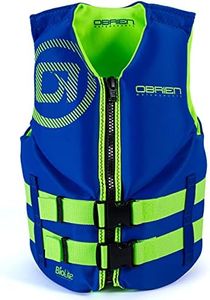 O'Brien Jr Neoprene Life Jacket USCG Approved, 77-125lbs, Blue