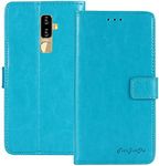 TienJueShi Blue Book-Style Flip Leather Protector Case Cover Skin Etui Wallet For Nuu g3 5.7 inch