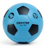 Chastep 8'' Foam Soccer Ball Indoor/Outdoor Perfect for Child 3+ Play and Excercise Soft Kick,Blue/Black