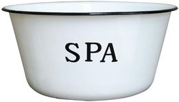 CWI Gifts 8"X3.75" Enamel Spa Bowl