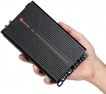 Fosi Audio CA30 4 Channel Car Amplifier Class D, Independent Crossover RCA/High Level Input, 88% Efficiency 100W x 4 @ 4Ω/320W Bridged, Mini Low Noise HiFi Amp for Vehicle Stereo Audio Sound System