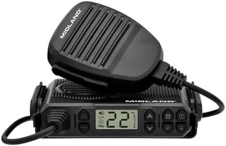 Midland – MXT105 - 5 Watt GMRS MicroMobile Two Way Radio - Off Roading Outdoor RZR Farm Trails Radio - External Magnetic Mount Antenna - NOAA Weather Alerts
