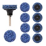 Shineboc Grinding Discs, 10 Pcs 2 Inch 50mm Nylon Discs Stripping Wheel, Rust Removal Grinding Disc for Metal Steel Grinding Polishing (Blue)