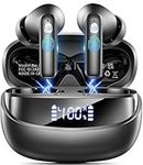 Wireless Earbuds, 2026 Bluetooth 5.4 Headphones HiFi Stereo, 45H Playtime in Ear Earbuds with 4 ENC Noise Cancelling Mic, IP7 Waterproof Sport Wireless Ear Buds, USB-C Charging, LED Digital Display