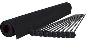 Gun Storage Solutions GSRR10SK Pack of 10 Rifle Rods Starter Kit with Loop Fabric (15 x 19-Inch)