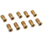 Pool Cover Brass Anchor Head Screw Bolt- 10 Pack