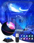 Galaxy Projector Star Projector 3 in 1 Ocean Galaxy Night Light Projector Galaxy 360 Pro Galaxy Globe Projector 40 Lighting Modes with Remote Voice Control for Bedroom Ceiling Decor Adults Kids Gift