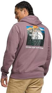 THE NORTH FACE Men's Box NSE Pullover Hoodie (Standard and Big Size), Fawn Grey/Photo Real Graphics, Small