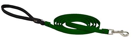 Lupine Padded Handle Dog Lead, 1/2-inch/ 6 ft, Green