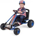 Costzon Pedal Go Kart, 4 Wheel Ride