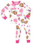 Paw Patrol Girls Pyjamas Snuggle Fit Skye White 3-4 Years