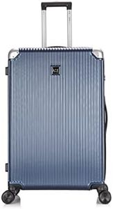 ATX Luggage Suitcase Large on 4 Dual Spinner Wheels Super Lightweight ABS Hard Shell Hold Check in with Built-in TSA Lock (Midnight Blue, 110 Liter)