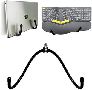 AUXPhome Laptop Wall Mount Holder, Universal Adjustable Storage Organizer for Laptops, MacBook, Keyboard, Tablets, Mouse,iPad & More for Office and Home Great for Freeing up Desk Space.