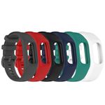 Chofit 6-Pack Straps Compatible with Garmin Vivosmart 5 Strap, Soft Silicone Sport Wristband Replacement Arm Band for Vivosmart 5 Fitness Tracker (Small, 6B)