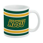 GRAPHICS & MORE North Dakota State NDSU Stripes Ceramic Coffee Mug, Novelty Gift Mugs for Coffee, Tea and Hot Drinks, 11oz, White