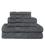 LINENOVA 6-Piece Bath Towels Set, 1