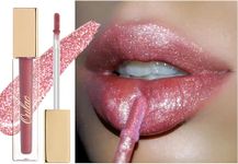 Oulac Light Nude Lip Gloss High-shine Moisturizing Lip Gloss Oil Liquid Lipstick Non-stick Cup Glitter Lipstick Lip Tint Reduce Fine Lines Lip Glaze For Dry Lip C08