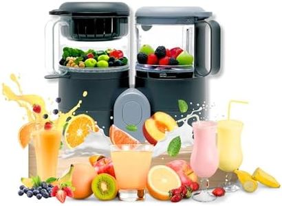 Baby Food Maker Steamer and Blender, 4 in 1 Multifunction Baby Food Processor and Steamer with Blender, Defrosting & Reheating, Use as Puree Maker and Grinder Machine for Feeding Set Essentials, 68 oz