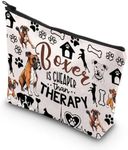 JNIAP Boxer Dog Makeup Bag Boxer Dog Lover Gifts Boxer Dog Mom Gifts Boxer Dog Zipper Pouch Boxer Dog Gifts For Owners, Boxer cheaper, Fit