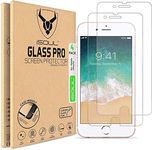 iSOUL Screen Protector for iPhone 8 and iPhone 7, iPhone 6s, iPhone SE 2020, 4.7-Inch, Case Friendly, Tempered Glass Film, 4-Pack