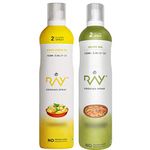 LB RAY Cooking Spray Olive Oil and Sunflower Oil Combo- Low-Calorie, 100% Oil Spray, No Gases, Emulsifiers, Perfect for Salads, Pasta, Sauces, Grilling (200 ml, Pack of 2)