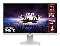 MSI 27” White QHD (2560 x 1440) Non-Glare with Super Narrow Bezel 170Hz 1ms G- Sync Compatible HDR Ready Rapid IPS Gaming Monitor (OPTIX G274QRFW)