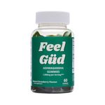 Ashwagandha Gummies by Feel Güd - 1500mg - Calm Anxiety, Stress Relief, Aid Sleep, Libido, Hormone Balance - 60 High Strength, Pure Root Extract, Vegan, Chewy, Sleeping Supplements - Men, Women + Kids