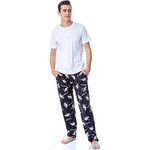 Halloween Michael Myers Men's Horror Film Allover Pattern Adult Lounge Sleep Pajama Pants, Black, XX-Large