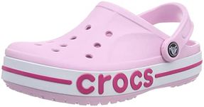 Crocs Unisex Bayaband Clog, Ballerina Pink Candy Pink, 9 UK