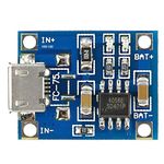 SpiffySky USB Lithium Battery Charger Module with Protection Circuitry 18650 TP4056 (Micro USB)