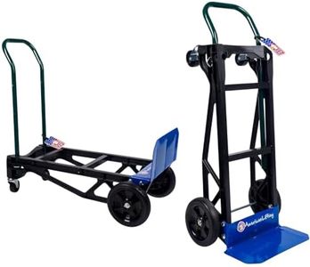 American Lifting 400 lb Capacity Ultra Lightweight Super Strong Nylon Convertible Hand Truck & Dolly