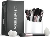 Professional Makeup Brushes Set 17PCS Beauty Tool Kits for Eye Face Foundation Blender Concealer Makeup Brush With Rotating Turnable Holder