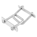 Jersvimc 2Pcs Stainless Steel Square U-Bolt Clamp M8x40x65mm - (Thread Size x Inner Width x Length), Mini Metal U Bolts Pole U Bolt Brackets for Camper Trailer Marine Boat