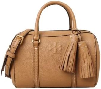 Tory Burch 146449 Thea Tiramisu Tan With Gold Hardware Leather Women's Mini Satchel Bag, Tiramisu Tan, Small