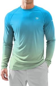 Men's Sun Protection Long Sleeve Shirts UPF 50+ Rash Guard for Men SPF UV Fishing Hiking Running Workout Athletic Shirt