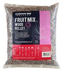 Exstream BBQ 3L Pellet - 8 Species - For Use With Ninja Electric Smokers Up to 30 Cooking Sessions & Ooni Pizza Ovens (Fruit Mix)