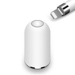 ACOCOBUY Compatible with Apple Pencil Cap Replacement Cap End Cap for Apple Pencil 1st Generation for iPencil Cap Top Cap with Magnetic for iPad Pro 12.9 Inch 10.5 Inch 9.7 Inch - Ivory white